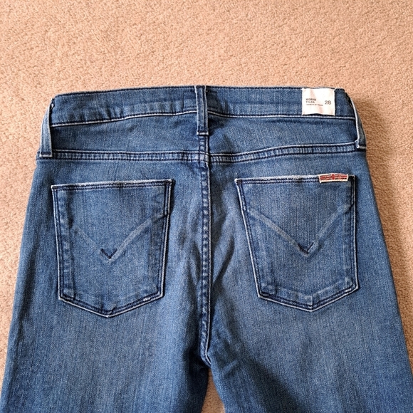 Hudson Jeans Tilda Mid Rise Womens 28 Blue Cigarette Denim - Picture 10 of 16